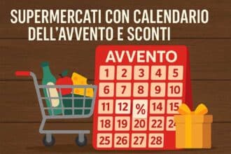 Supermercati con calendario dell’Avvento e sconti
