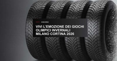 Concorso Pirelli: vinci gratis pneumatici e biglietti Milano Cortina 2026