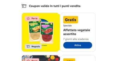 Affettato vegetale GRATIS da Lidl