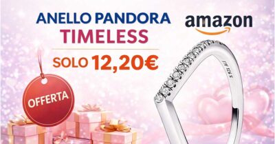 Anello Pandora Timeless in offerta Amazon