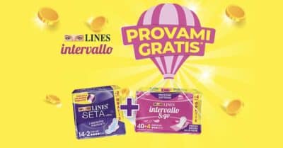 Cashback "Lines Intervallo - Provami Gratis
