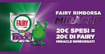Cashback “Fairy rimborsa Miracle”