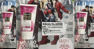 Grazia con crema mani Bottega Verde