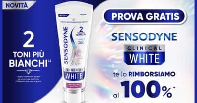 Provami gratis Sensodyne Clinical White