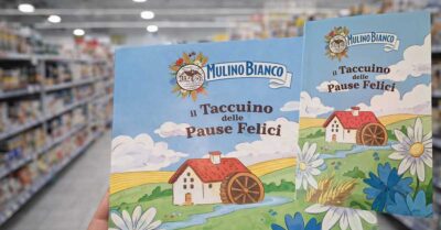 Taccuino delle Pause Felici Mulino Bianco in regalo