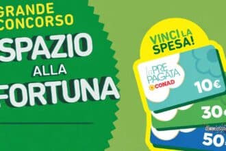 concorso Spazio alla Fortuna Conad 2026