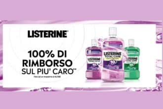 Cashback "Listerine ti rimborsa"