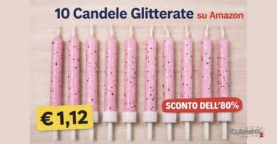 candele glitterate