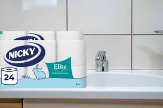 Carta igienica Nicky Elite offerta Amazon 24 rotoli