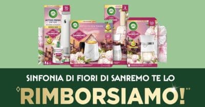 Cashback Air Wick Sinfonia Di Fiori Di Sanremo