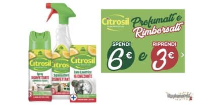Cashback Citrosil "Profumati e Rimborsati
