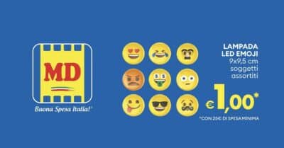 Lampada LED Emoji MD