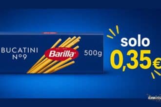 Barilla Pasta Bucatini a 0,35€ a pacco