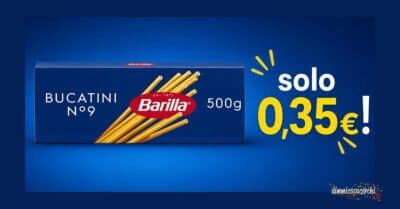 Barilla Pasta Bucatini a 0,35€ a pacco