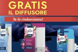 cashback Glade diffusore rimborsato rimborso fino a 3 euro 2026