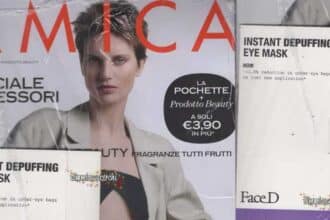 Amica di Aprile in edicola con pochette e maschera viso FaceD in omaggio