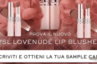 Campione omaggio YSL Lovenude Lip Blusher