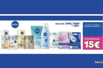Cashback Nivea da Acqua&Sapone