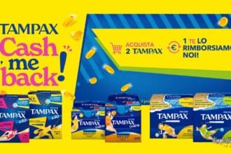 Cashback Tampax Cash me Back