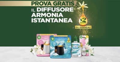 Cashback Air Wick "Armonia Istantanea"