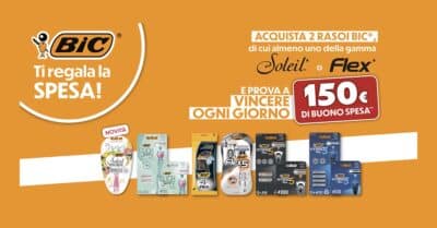 Concorso Bic ti regala la spesa