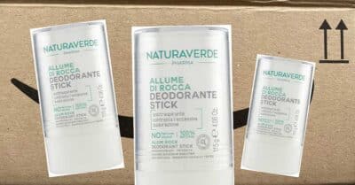 Deodorante stick allume di rocca Naturaverde