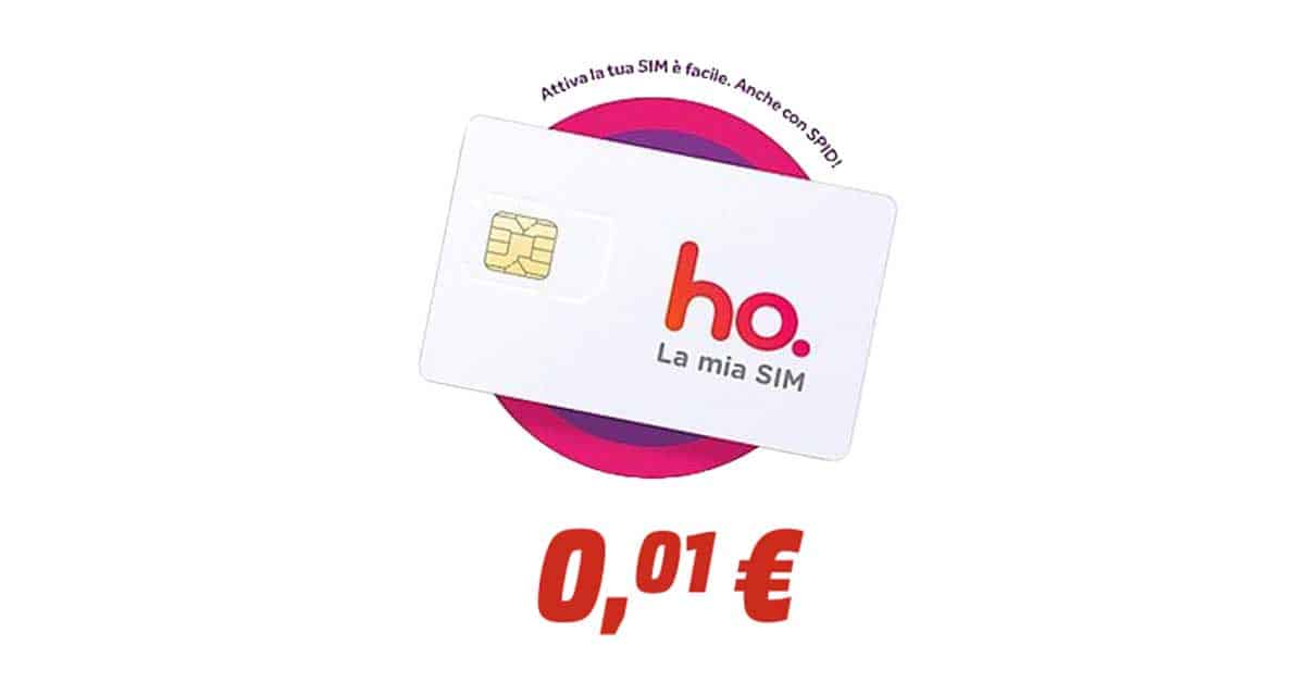 Sim Ho SIM ho. Mobile 0,01€ da Mediaworld: 10€ di ricarica omaggio