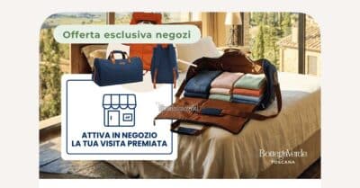 Bottega Verde visita premiata 2026 borsone O bag raccolta punti negozio