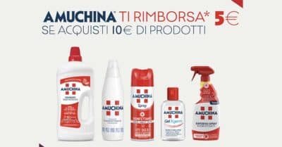 cashback Amuchina La protezione ti ripaga rimborso 5 euro 2026