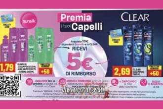 cashback Premia i tuoi capelli Sunsilk Clear rimborso 5 euro drugstore 2026