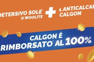 cashback Festa del Bucato Primavera Calgon Sole Woolite rimborso 2026
