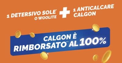 cashback Festa del Bucato Primavera Calgon Sole Woolite rimborso 2026