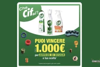 concorso Cif Che CIFai instant win gift card arredamento 1000 euro 2026