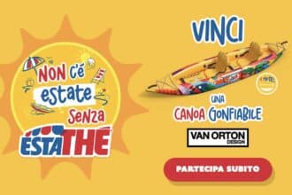 concorso Estathè Canoa 2026 vinci canoa gonfiabile spesa supermercato