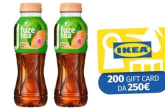 Vinci con FuzeTea 2026 Gift Card IKEA 250 euro WhatsApp instant win