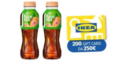 Vinci con FuzeTea 2026 Gift Card IKEA 250 euro WhatsApp instant win