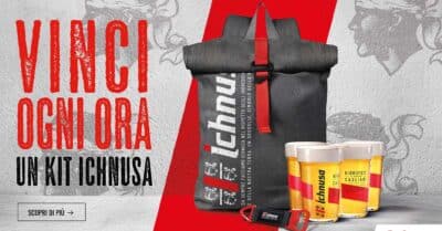 concorso Ichnusa vinci kit zaino termico bicchieri apribottiglie 2026