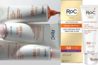 Crema solare RoC Soleil Protect SPF 50+ allegata ad Harper's Bazaar in edicola
