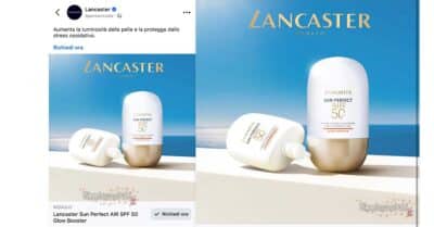 Campioni omaggio Lancaster Sun Perfect Air SPF 50