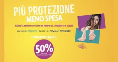 cashback Perrigo Più protezione meno spesa Esselunga rimborso 50% Lactacyd Compeed