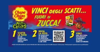 Concorso Chupa Chups Halloween 2026: vinci Polaroid Now Generation 3
