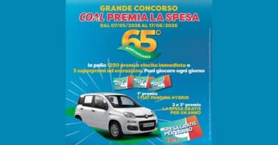 concorso Coal Premia la Spesa 2026 cartoline gratta vinci buoni spesa Fiat Pandina