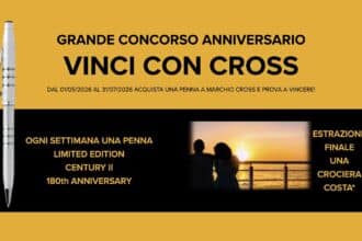 Concorso CROSS 2026 penne edizione limitata e voucher Costa Crociere
