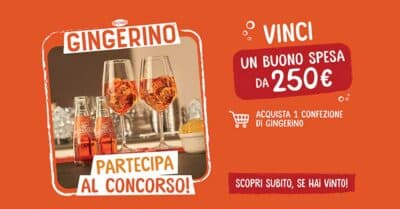 Concorso Gingerino Vinci la spesa 2026 buono spesa 250 euro instant win WhatsApp