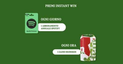 concorso Heineken la Musica la Tua Passione 2026 zaino Spotify TV soundbar