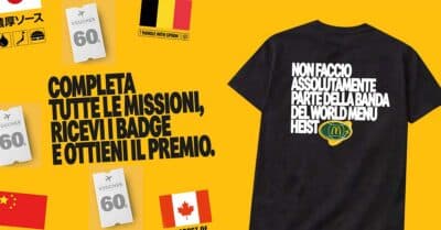 Concorso McDonald's Passaporto Digitale World Menu Heist 2026 con voucher volo Aeroitalia in palio