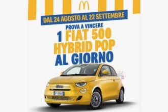 concorso McDonald's McChicken Creation vinci Fiat 500 Hybrid Pop al giorno app