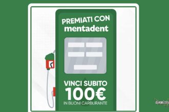 Buono carburante da 100 euro in palio nel concorso Premiati con Mentadent da Tigotà
