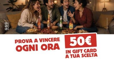 concorso Birra Peroni La Scusa Perfetta gift card 50 euro instant win 2026