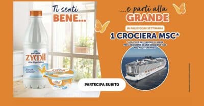 Concorso Zymil vinci crociera MSC Mediterraneo voucher 3000 euro con instant win
